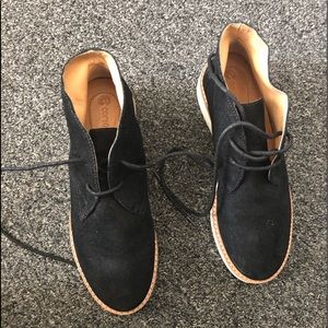 Black  Suede Ankle Booties